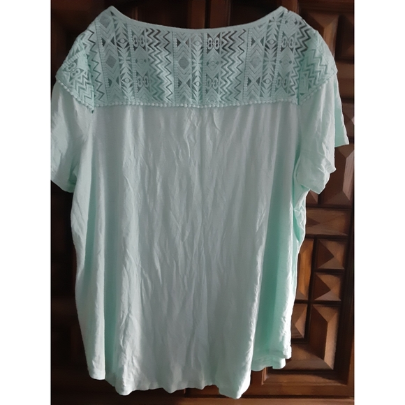 Lace topped tshirt in excellent condition - Picture 2 of 3